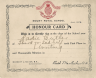 Sayde (Sadie) Cutler Honours Card for 3rd Grade Writing [Mount Royal School 1912-06]